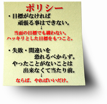 当塾のポリシー